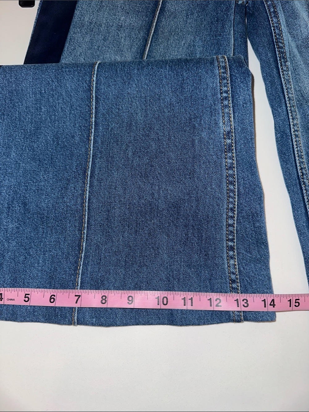 Zimmermann “Rhythmic” super flare 70s style jeans w contrast side piping 28 - Picture 11 of 12